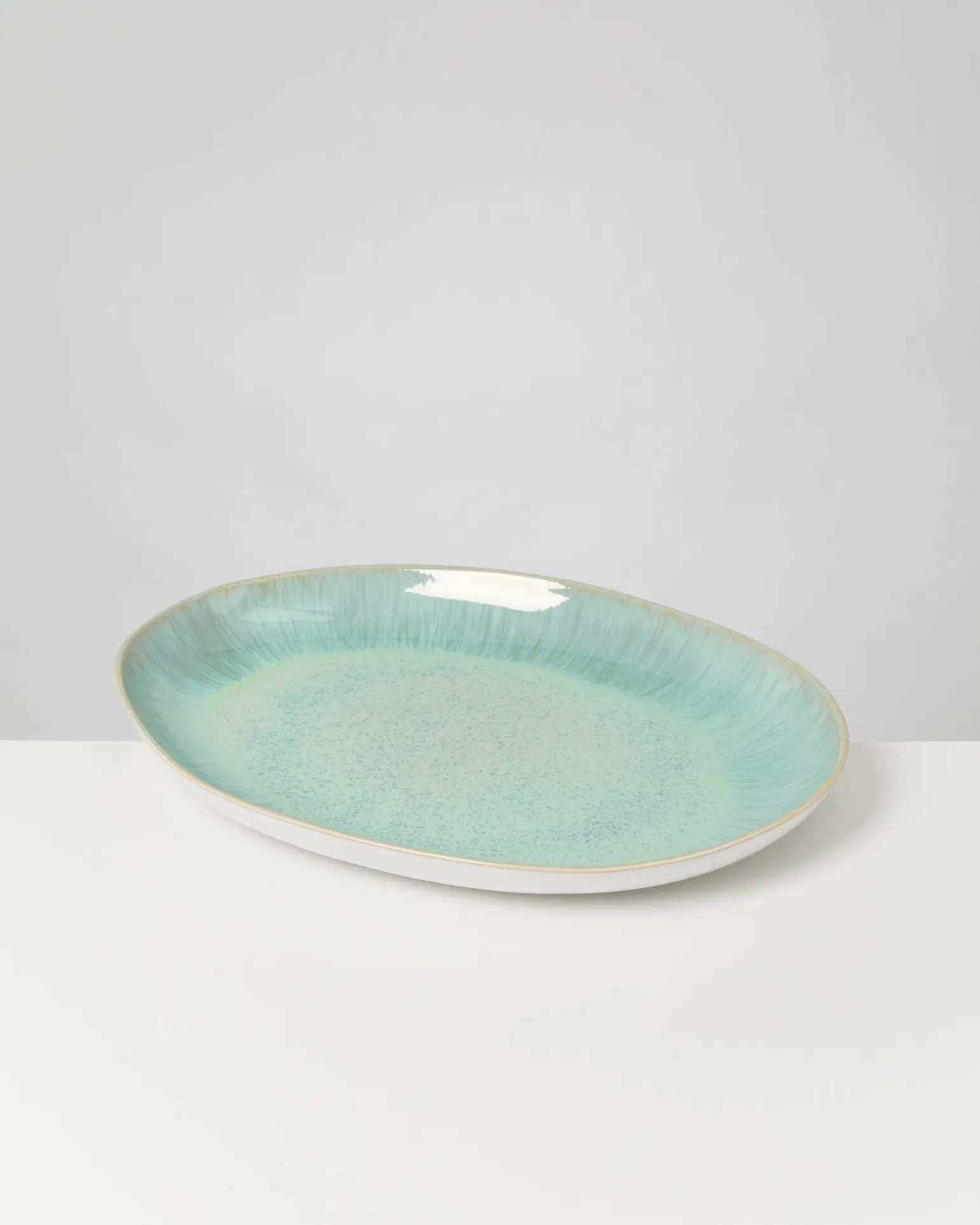 Areia Servierplatte XL oval mint