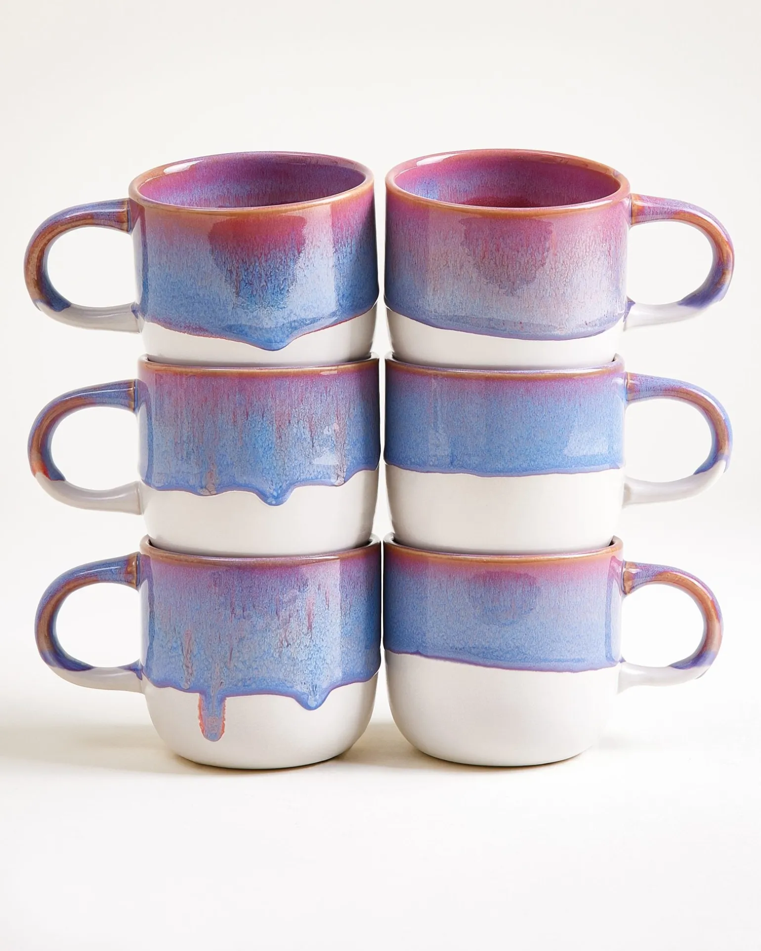 Coimbra Tasse groß lila 6er-Set