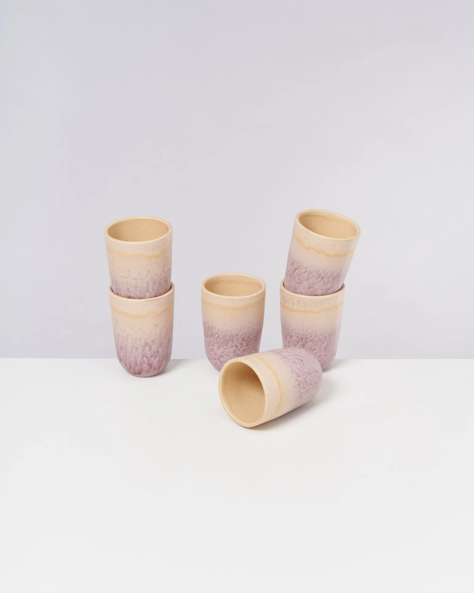 Copa Alto Becher groß apricot flieder