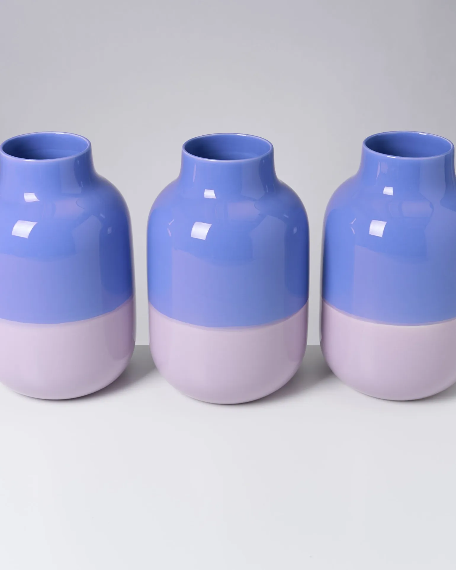 Nuno Vase L cornflower lila