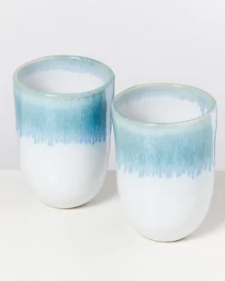 Alcachofra Becher groß grünblau