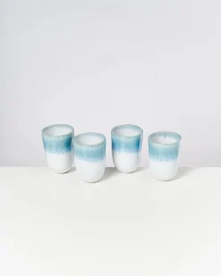 Alcachofra Becher groß grünblau