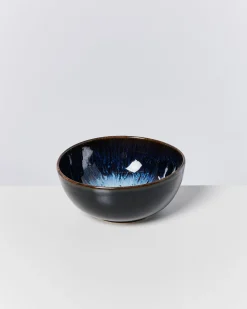 Alcachofra Geschirr-Set schwarzblau 8-teilig