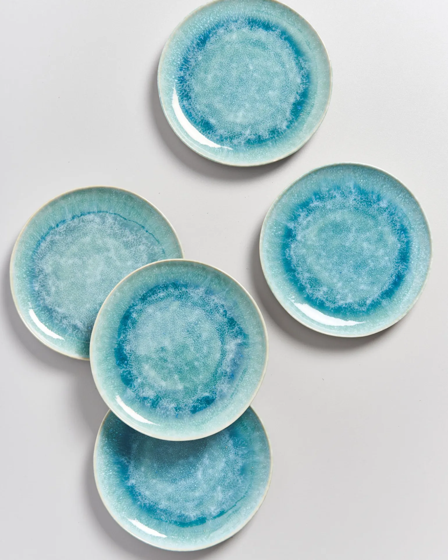Alcachofra Miniteller grünblau