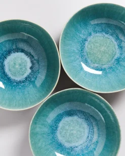 Alcachofra Servierschale grünblau