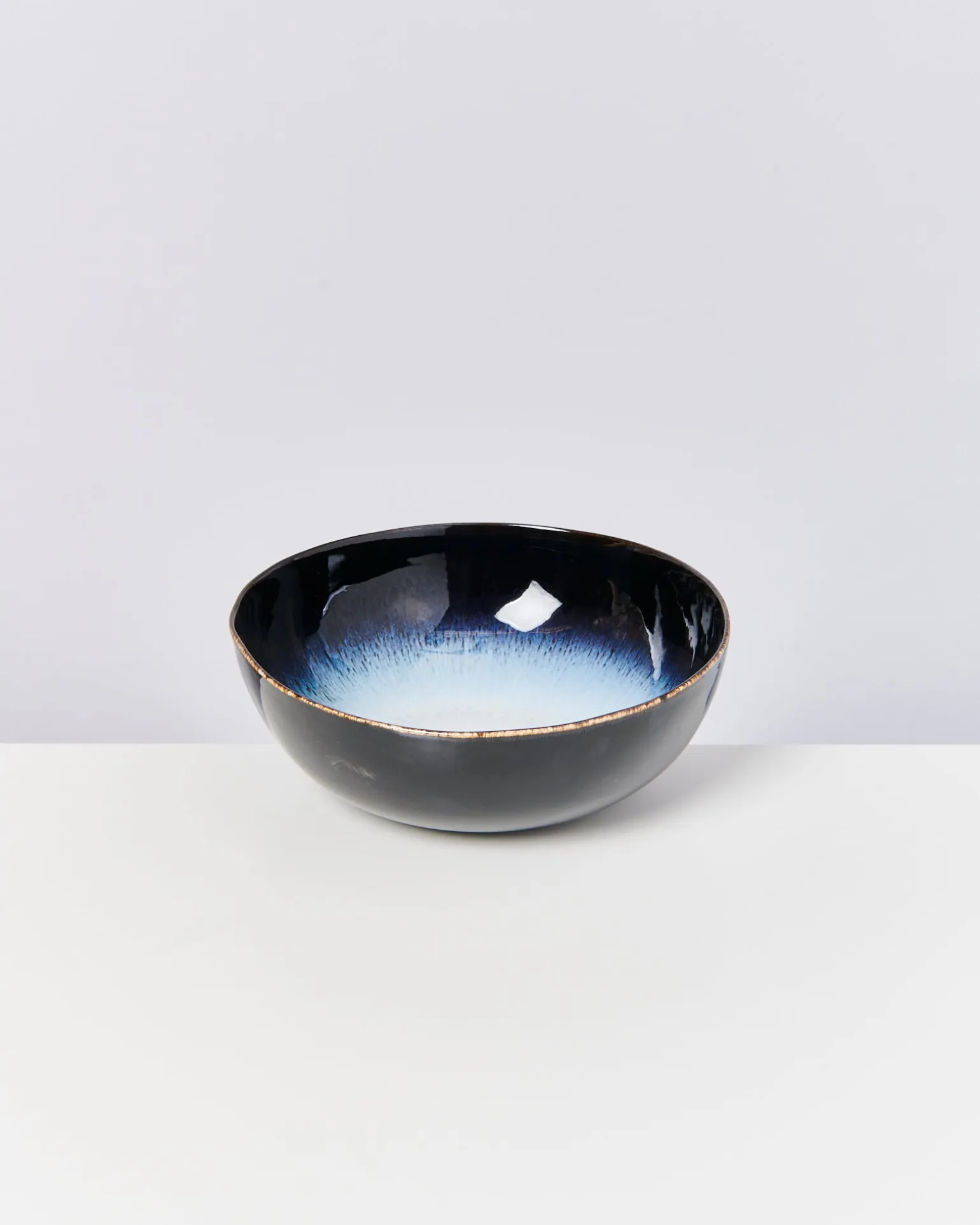 Alcachofra Servierschale schwarzblau