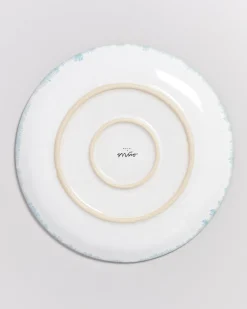 Alcachofra Teller groß grünblau