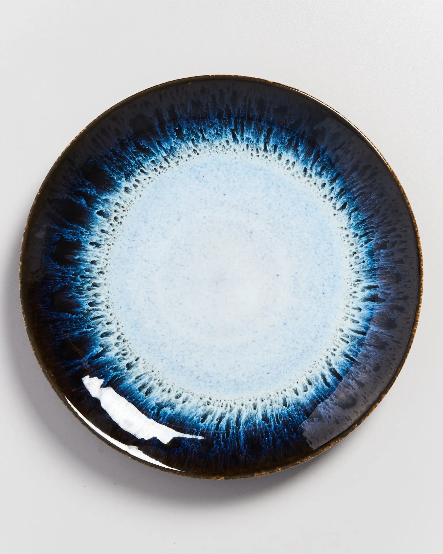 Alcachofra Teller groß schwarzblau