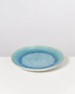 Alcachofra Teller klein grünblau