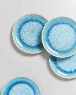 Alcachofra Teller klein grünblau