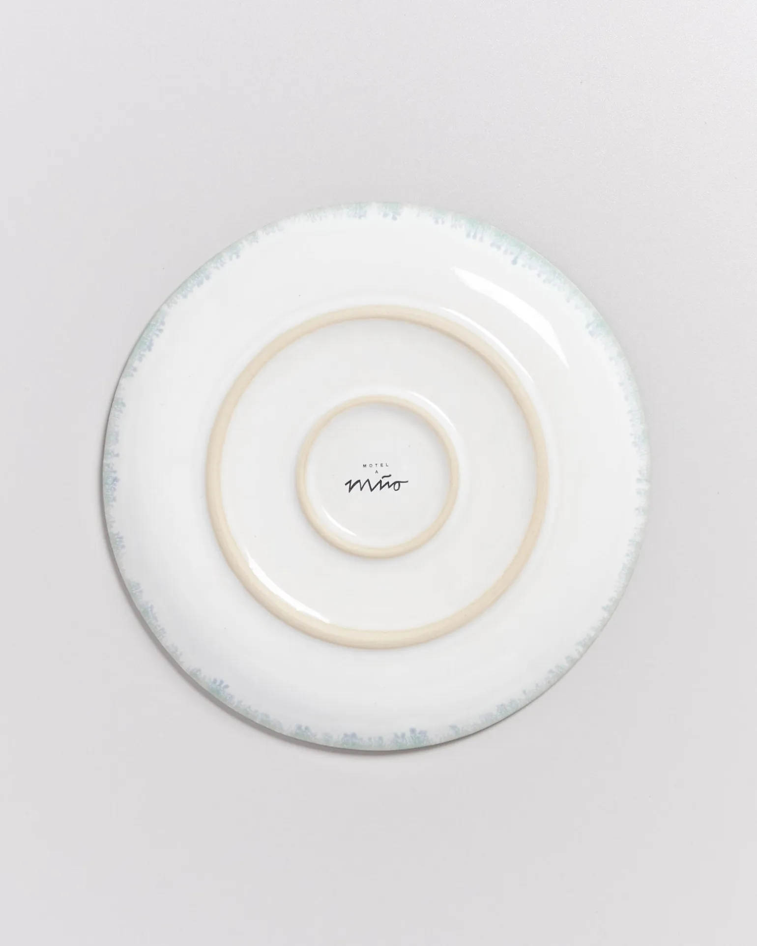 Alcachofra Teller klein grünblau