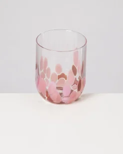 Alegria Glas groß bernstein rosa