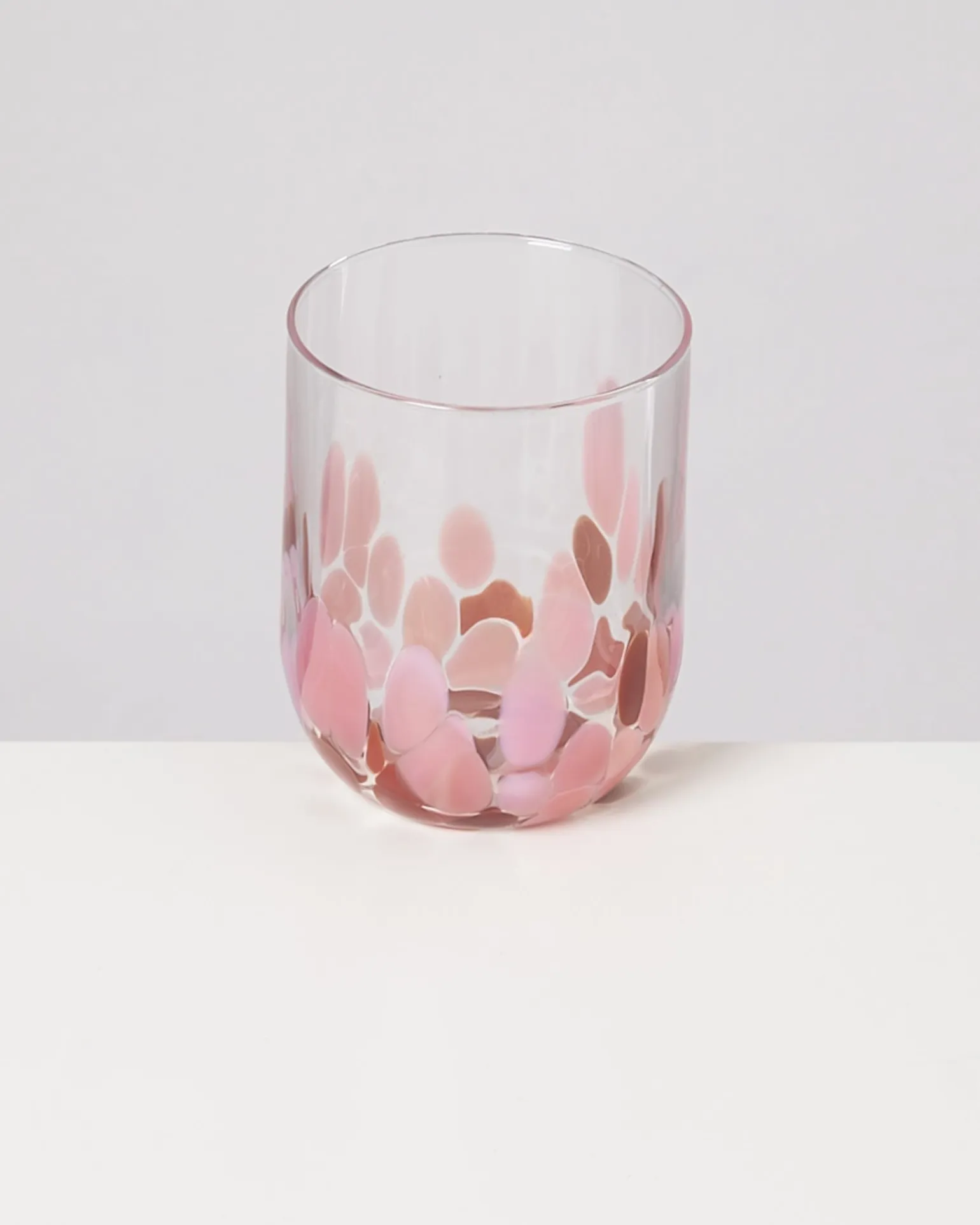 Alegria Glas groß bernstein rosa