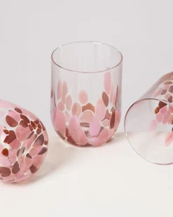 Alegria Glas groß bernstein rosa