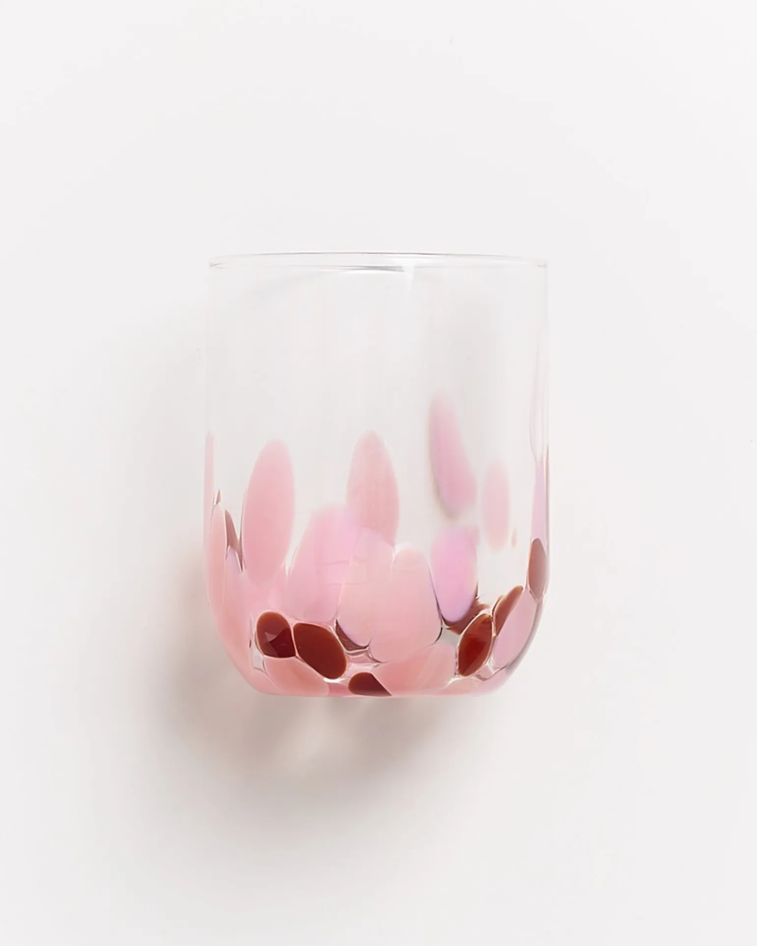Alegria Glas groß bernstein rosa