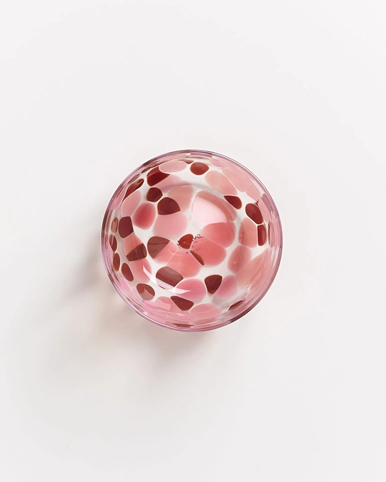 Alegria Glas groß bernstein rosa