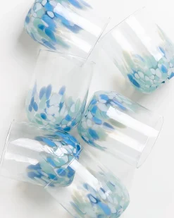 Alegria Glas groß blau 6er-Set
