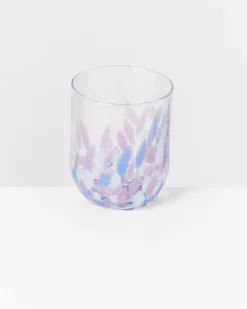Alegria Glas groß lila blau