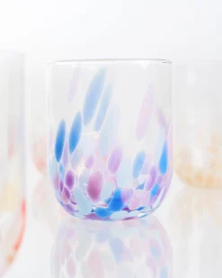 Alegria Glas groß lila blau