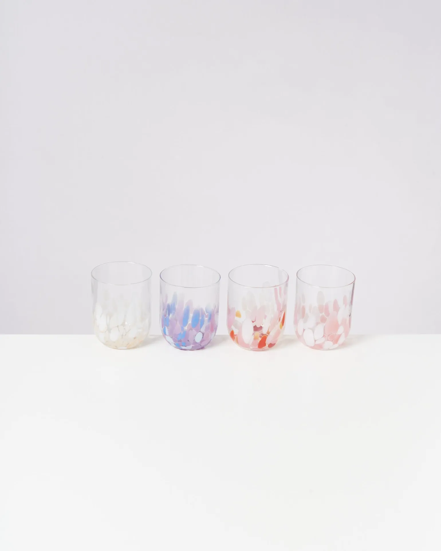 Alegria Glas groß lila blau