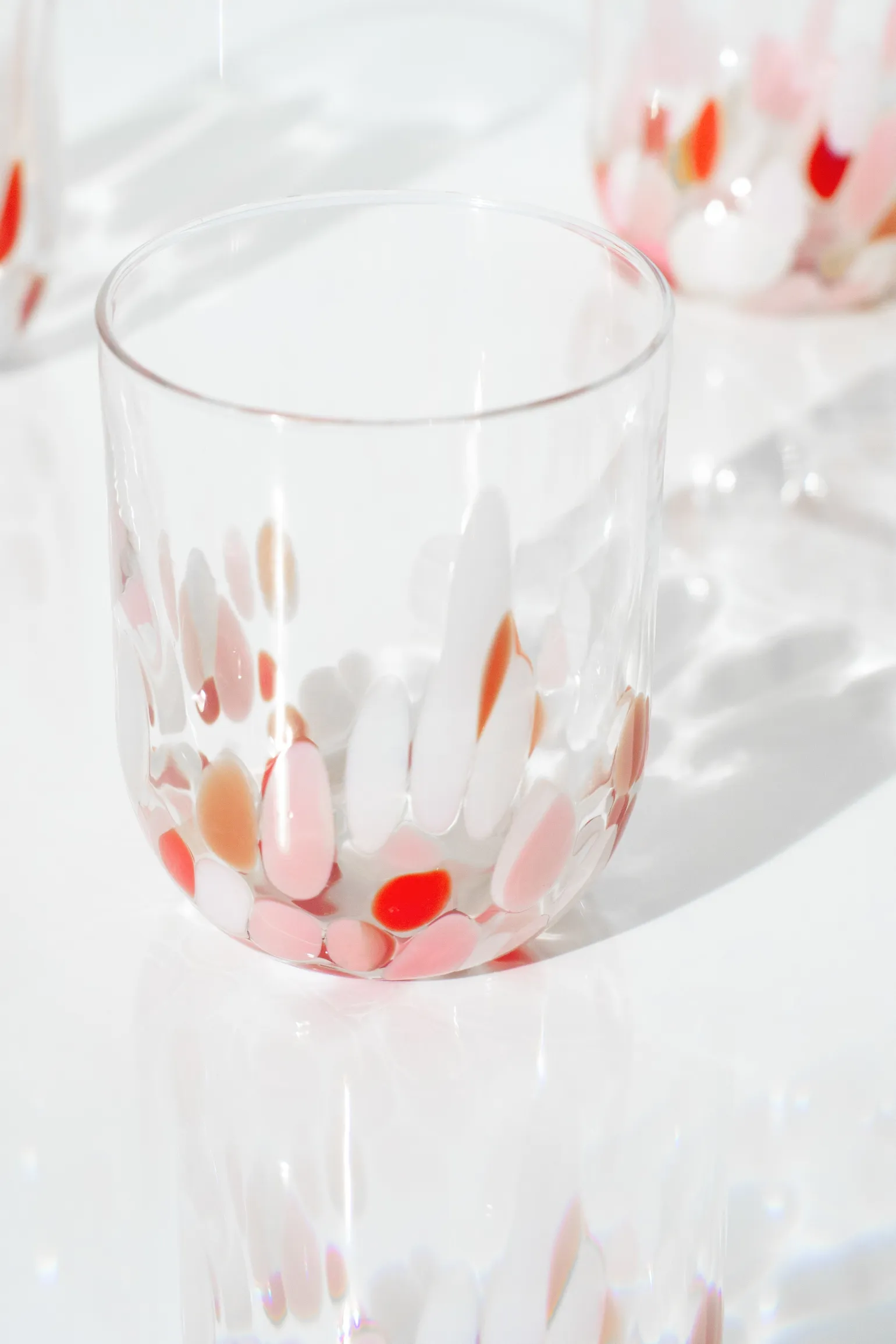Alegria Glas groß rosé coral