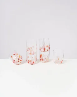 Alegria Glas groß rosé coral 6er-Set