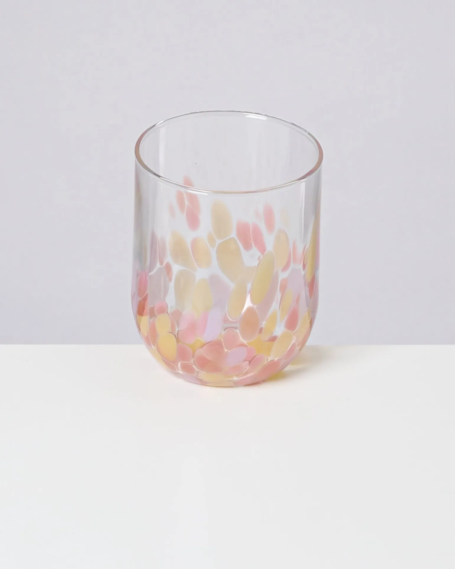 Alegria Glas groß rosa sand