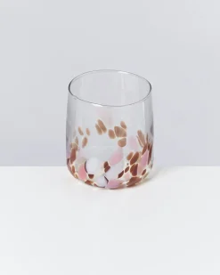 Alegria Glas klein bernstein rosa