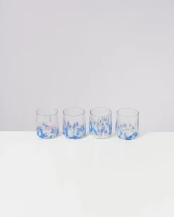 Alegria Glas klein blau rosé 4er-Set