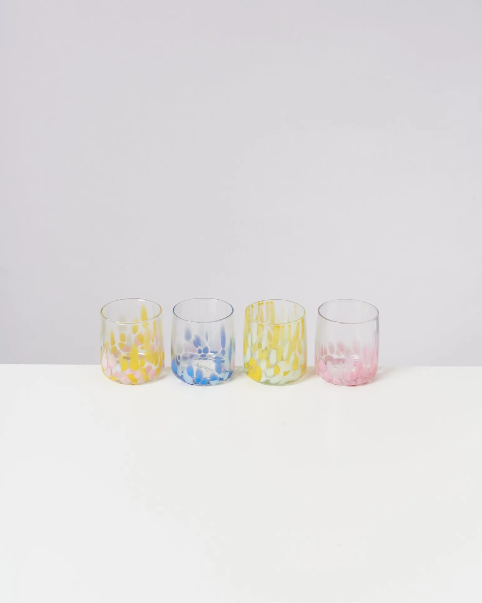 Alegria Glas klein blau rosé