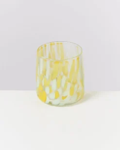 Alegria Glas klein gelb sand 4er-Set