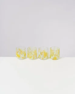 Alegria Glas klein gelb sand