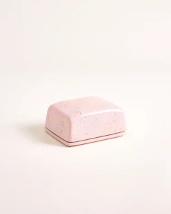 Alojamento Butterdose gesprenkelt rosa
