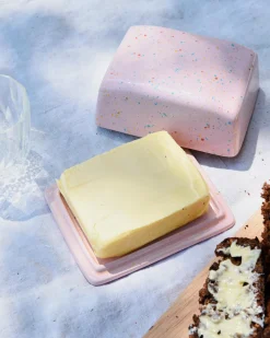 Alojamento Butterdose gesprenkelt rosa