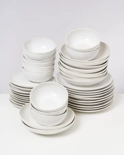 Amado Geschirr-Set weiß 40-teilig