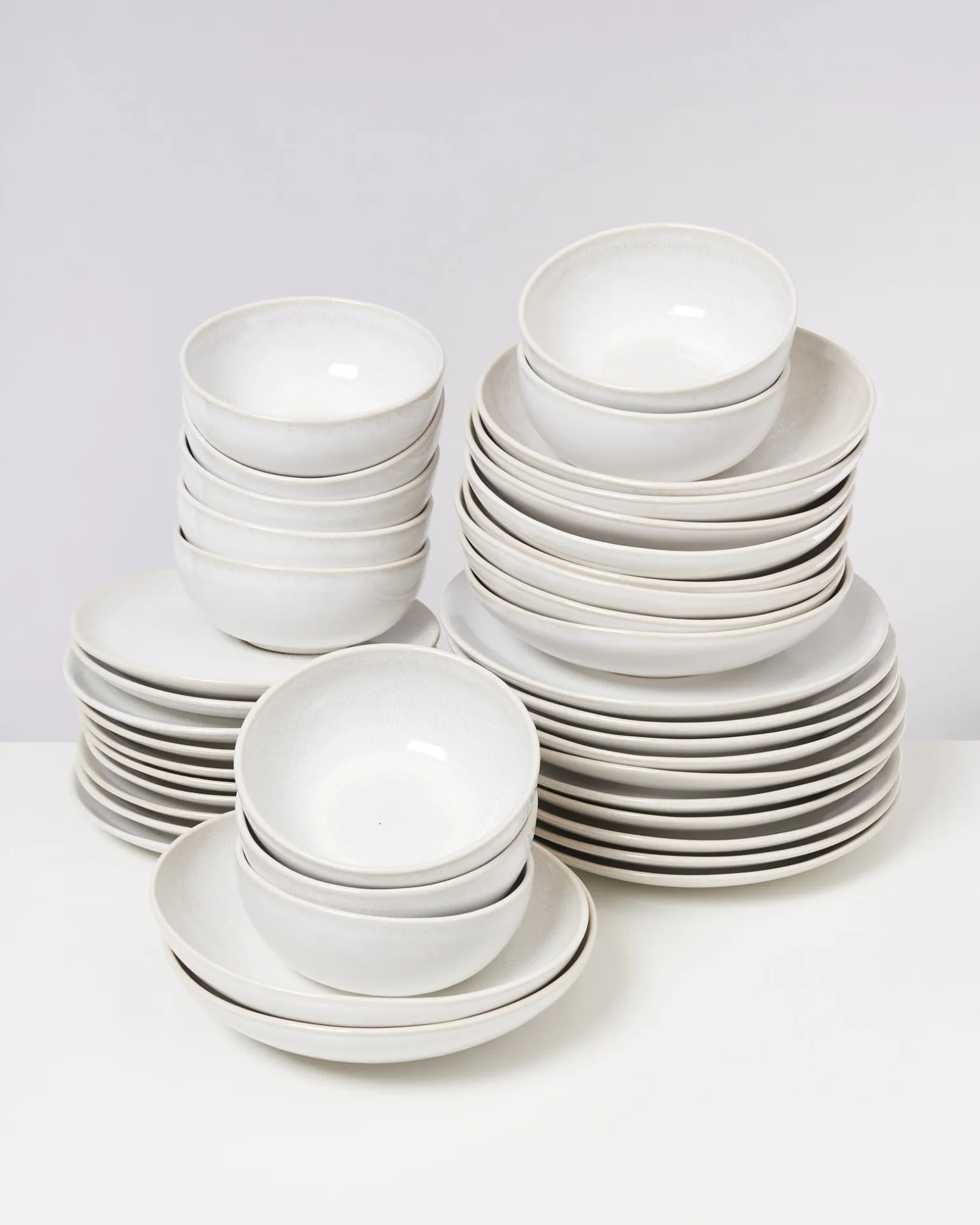 Amado Geschirr-Set weiß 40-teilig