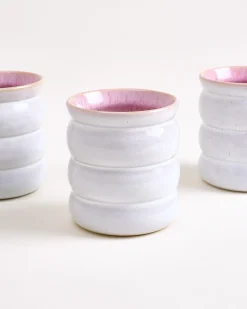 Areia Becher groß bubble rosé 4er-Set