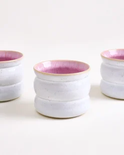 Areia Becher klein bubble rosé 4er-Set