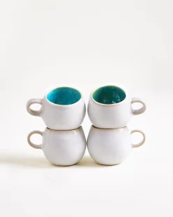Areia Espressotasse aqua 4er-Set