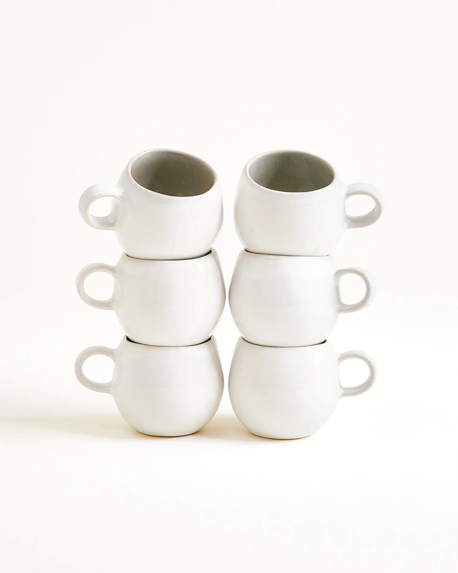 Areia Espressotasse grau 6er-Set