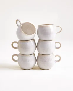 Areia Espressotasse weiß 6er-Set