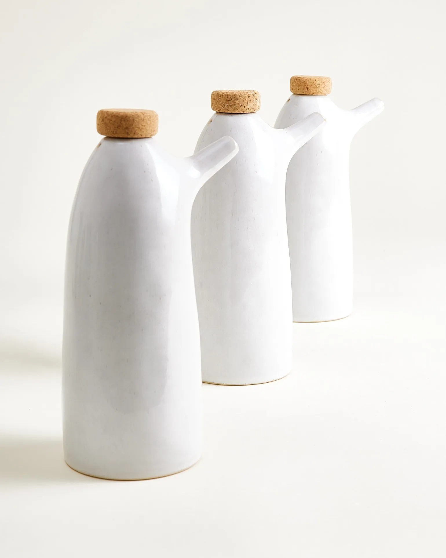 Areia Essig- & Ölflasche weiß