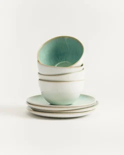 Areia Frühstücks-Set mint 8-teilig