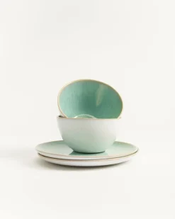 Areia Frühstücks-Set mint 4-teilig