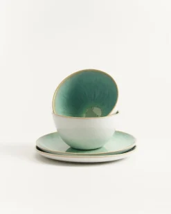 Areia Frühstücks-Set mint 4-teilig