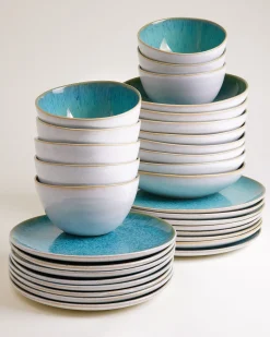 Areia Geschirr-Set aqua 32-teilig