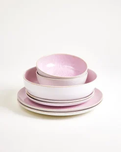 Areia Geschirr-Set modern rosé 7-teilig