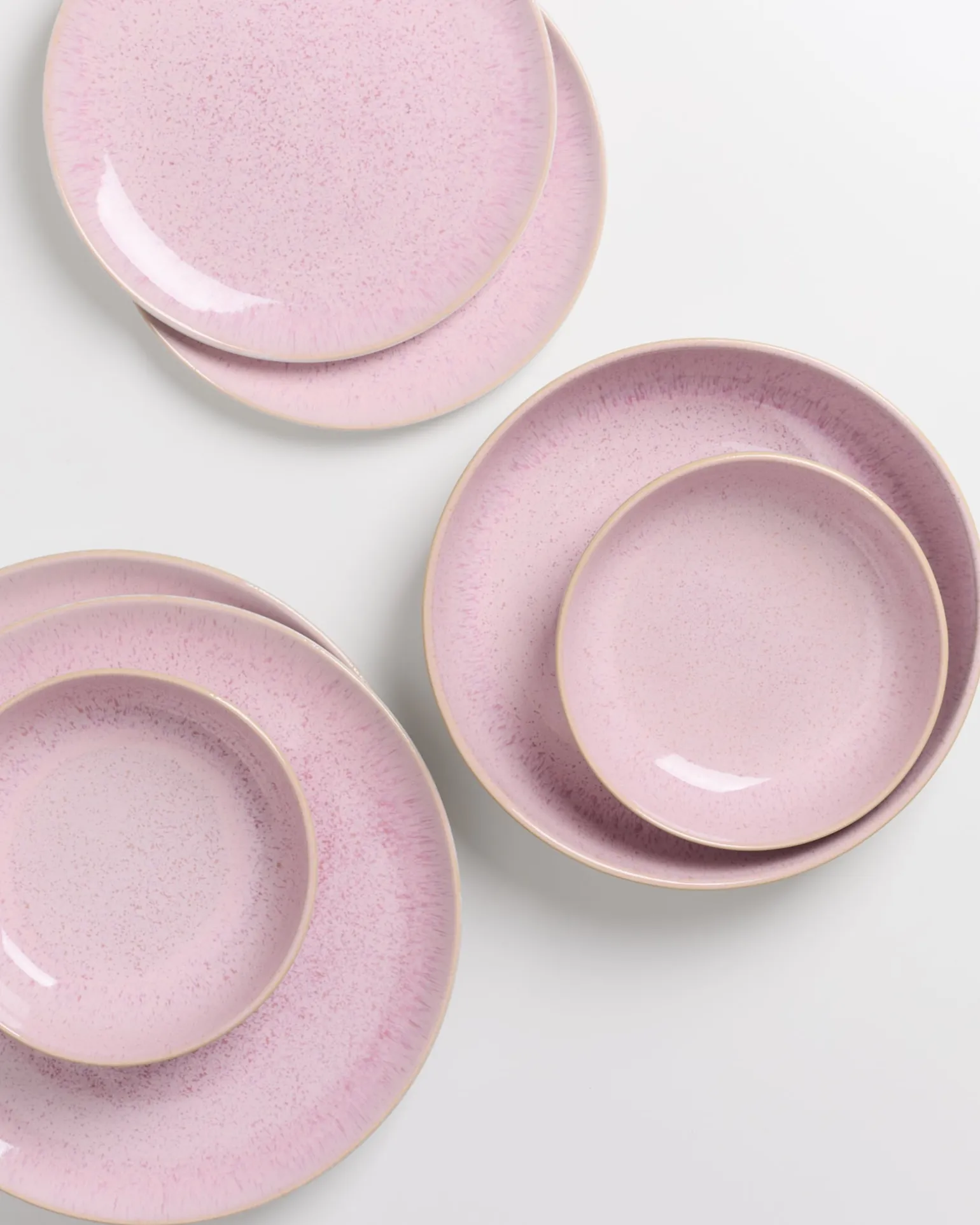 Areia Geschirr-Set modern rosé 7-teilig