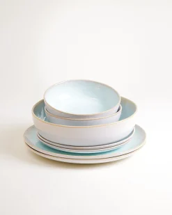 Areia Geschirr-Set modern azur 7-teilig