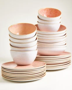 Areia Geschirr-Set pink 32-teilig